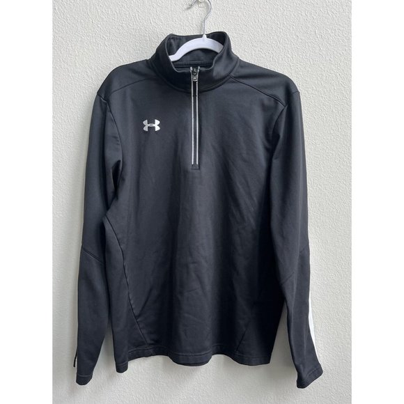 Under Armour Women’s Loose Sweater‎ Pullover 1/4 Zip High Neck Collar Size:L - Picture 1 of 5